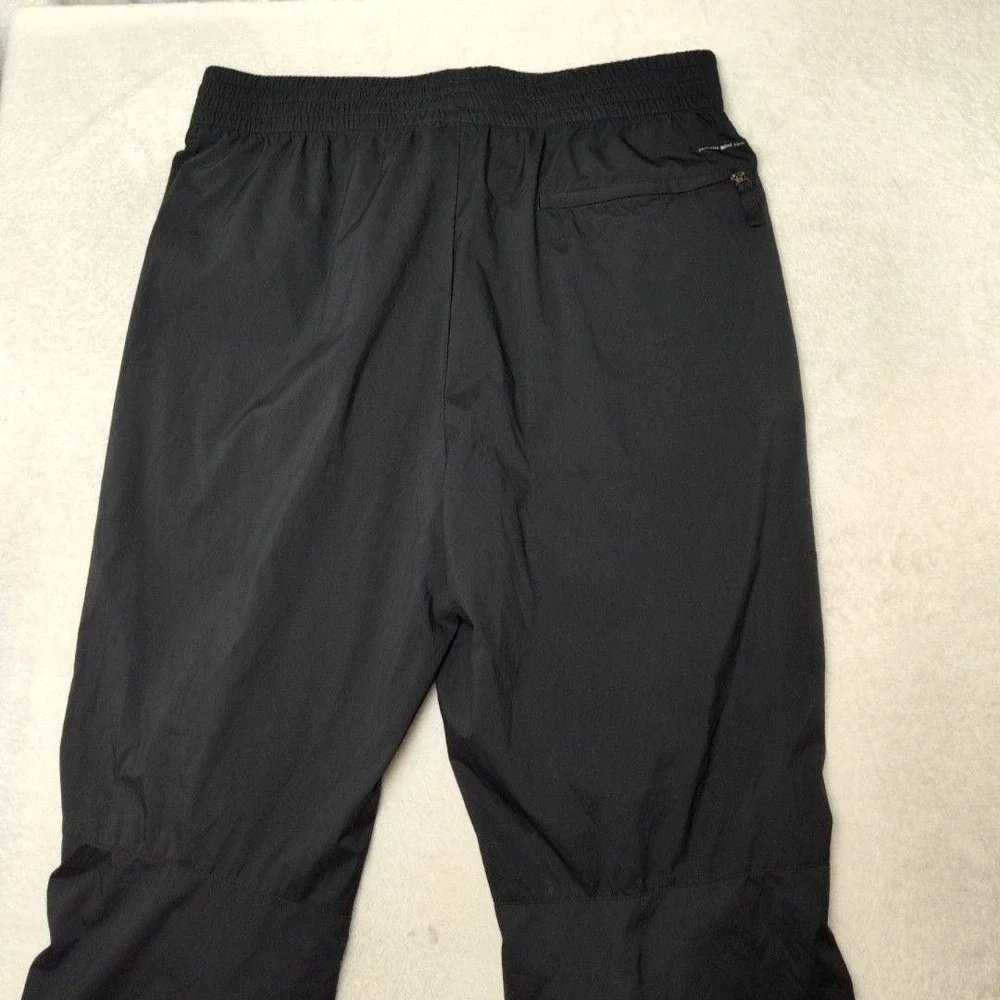 Adidas Track Pants Mens M Black Climaproof Wind Windproof Running Golf Tennis